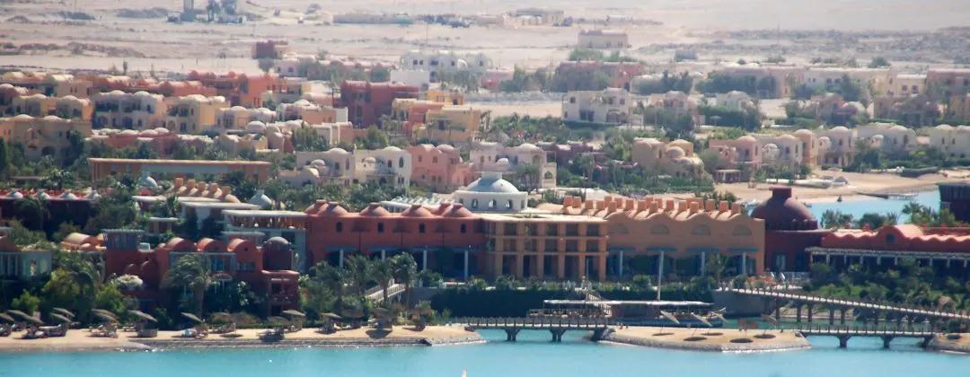 Hotels and lagoons of El Gouna